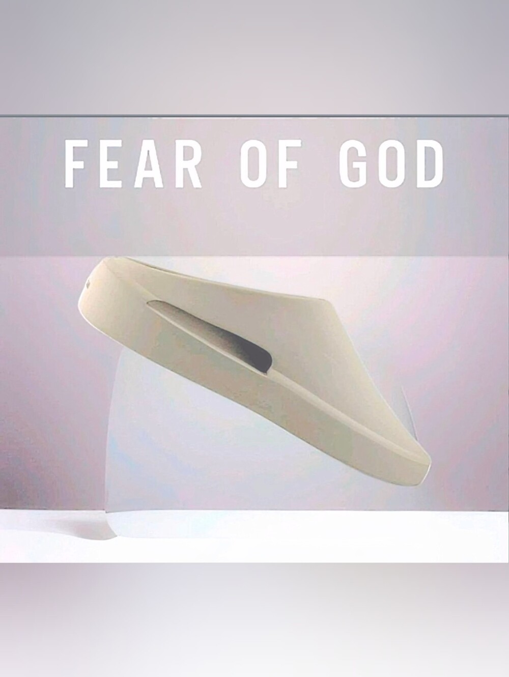 💯 AUTHENTIC Fear of God The California Mules Cream Size 45 (Fits US 12) EUC